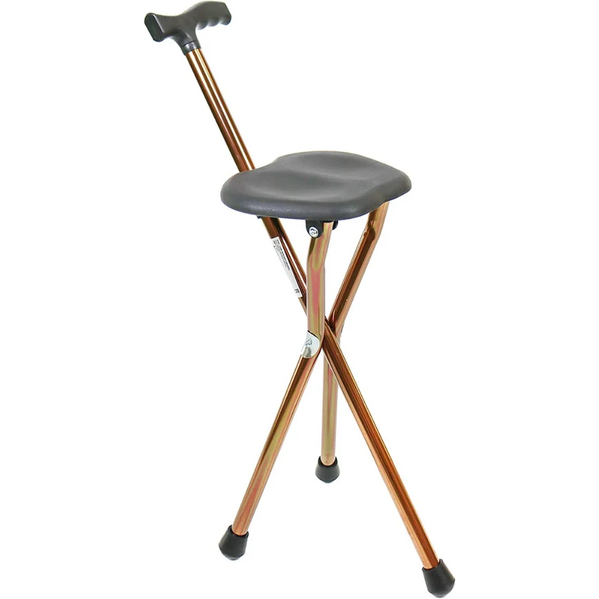Canne pliante, assise noire / bronze | PEPE | P10017 / P10018 – Image 2