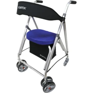 Déambulateur 6 roues avec siège Hexaconfort