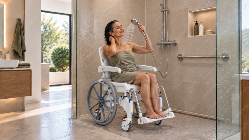 Fauteuil de douche pour personne âgée ou PMR : comment choisir le modèle idéal ?