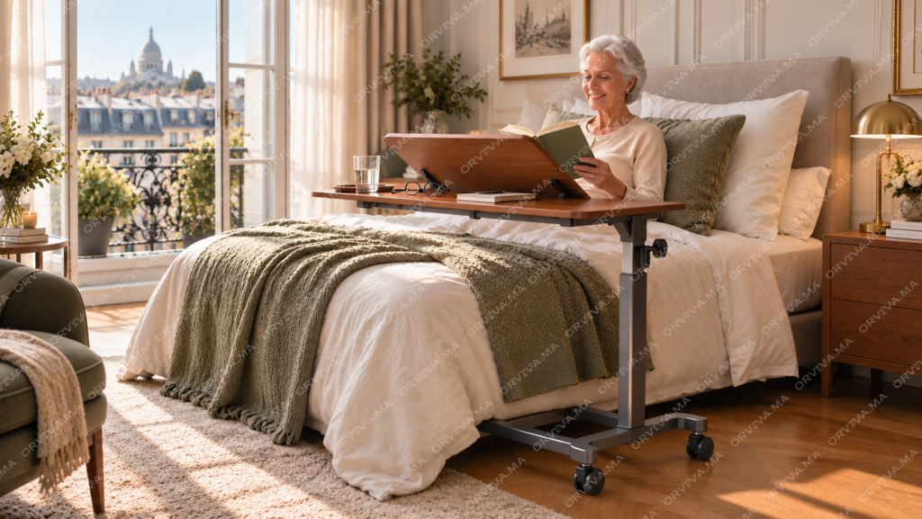 Table de lit : comment choisir la meilleure table de lit à roulettes ?