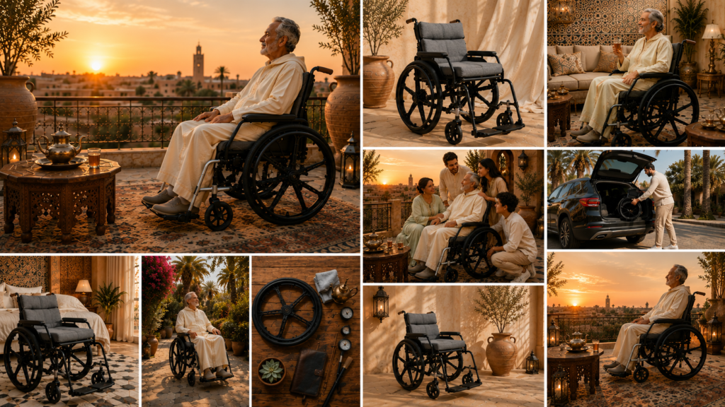 Fauteuil roulant manuel Confort, autonomie et mobilité au quotidien