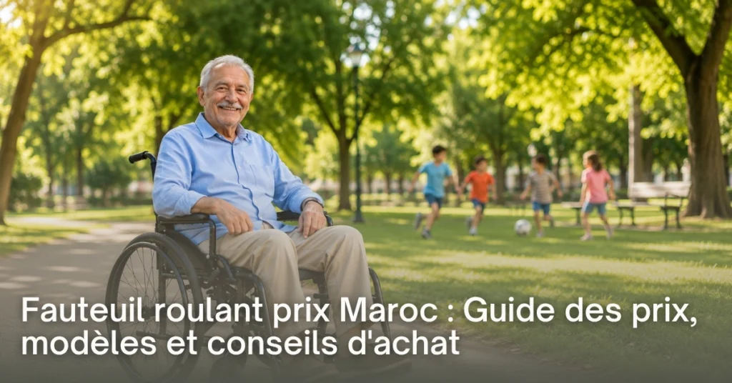 Fauteuil roulant prix Maroc