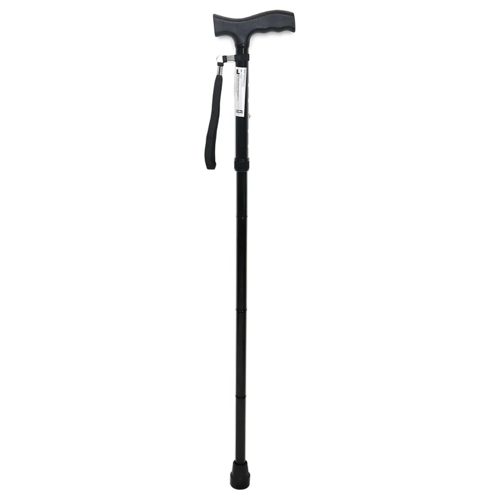 Canne pliante, bâton de marche pour seniors, noir / bronze | PEPE | P10004 / P10005 – Image 4