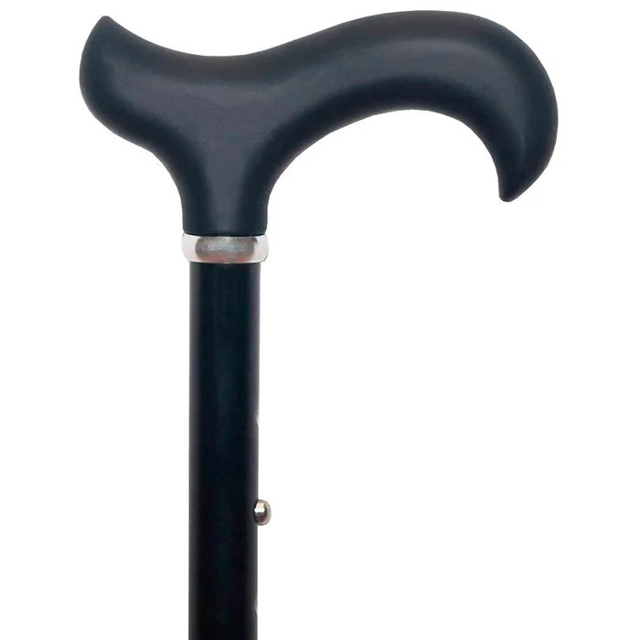 Canne extensible, bâton de marche pour seniors, couleur bois / aluminium noir | KMINA | K10031 / K10023 – Image 4
