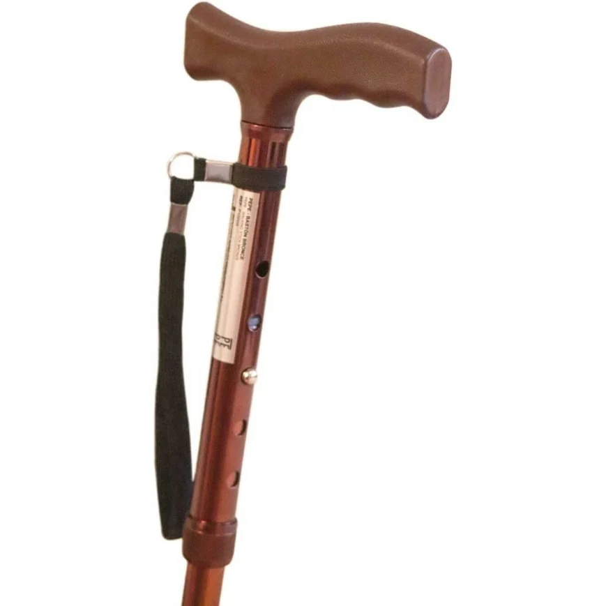 Canne pliante, bâton de marche pour seniors, noir / bronze | PEPE | P10004 / P10005 – Image 5