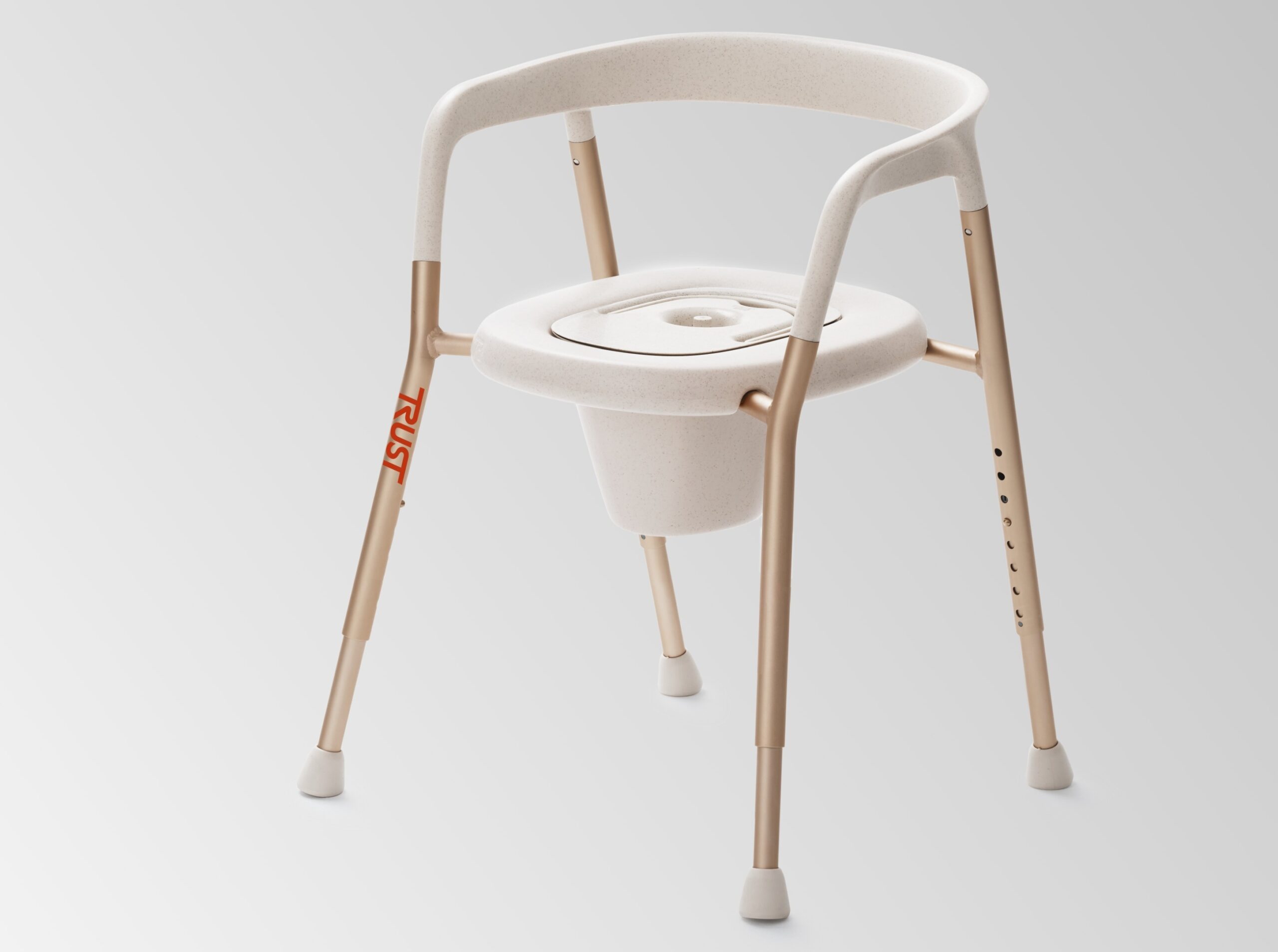 Chaise de douche design percée, réglable, Trust Care Let's Help Me – Image 2