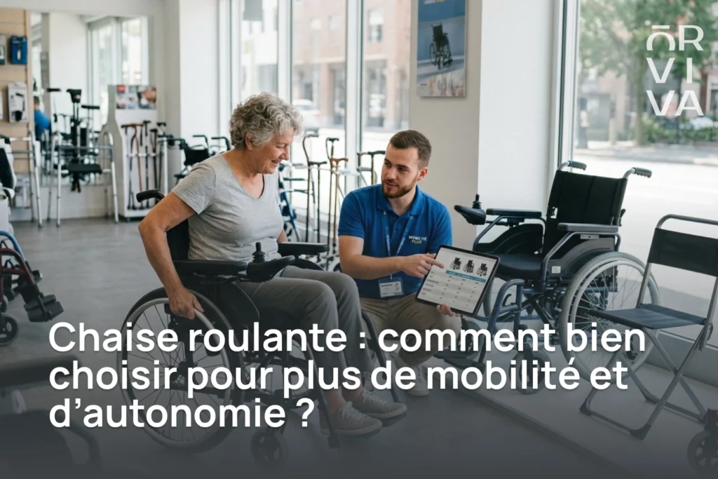 Chaise roulante moderne pour personne à mobilité réduite
