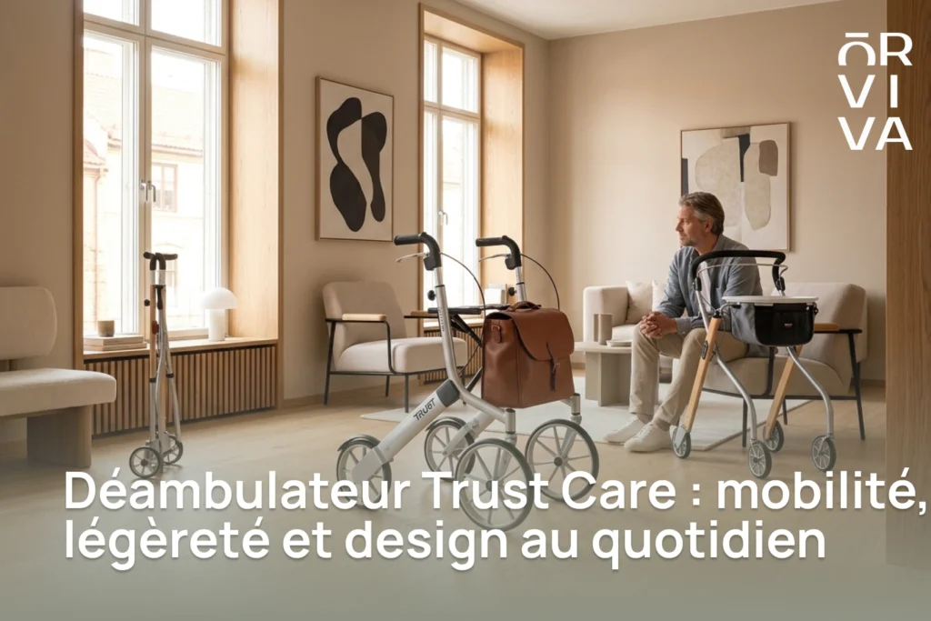 Déambulateur Trust Care moderne léger et élégant