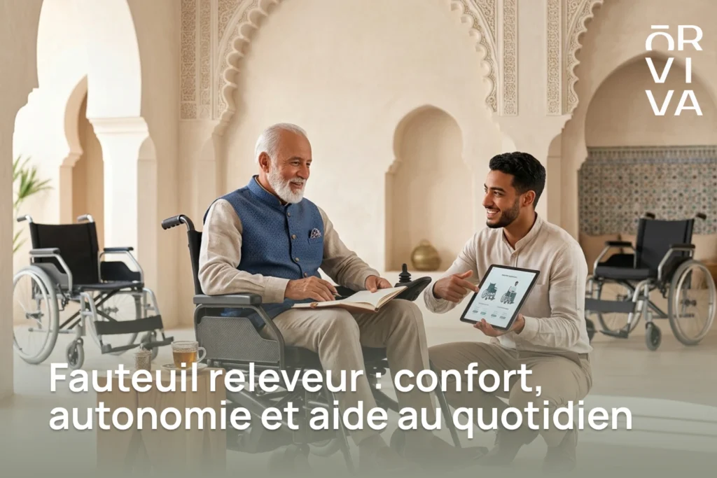 Fauteuil roulant au Maroc pour senior et personne à mobilité réduite