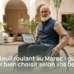 Fauteuil roulant au Maroc avec différents modèles manuels et électriques