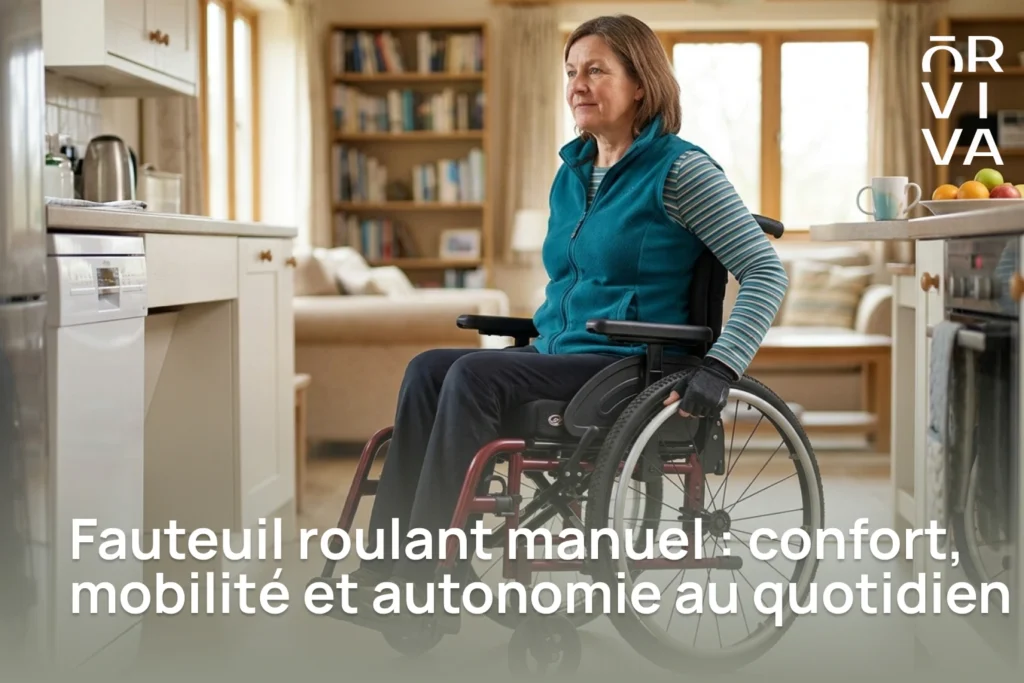Fauteuil roulant manuel léger et pliable pour mobilité quotidienne